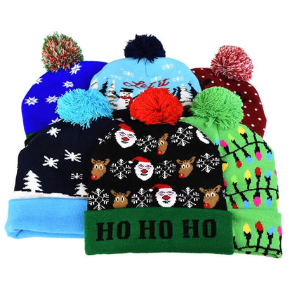 Festive LED Christmas Beanies™