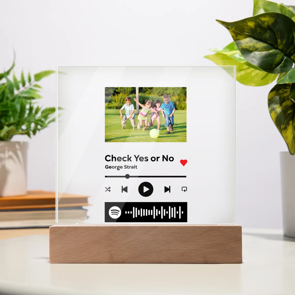 Custom Acrylic Song Plaque with Stand: Personalized Melodies for Grandparents | Thoughtful Christmas Gift for Him or Her, Mom & Dad | Cherished Couple's Keepsake"